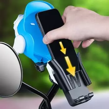 Держатель для мобильного телефона на велосипеде, стильный козырек для шлема, защита от солнца, многоугольная регулируемая стойка для крепления телефона для мотоцикла