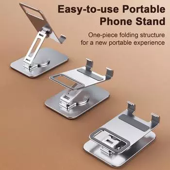 Держатель для мобильного телефона, регулируемый на 360 градусов, вращающийся, удобный, без помощи рук, для угловой подставки, обучение, онлайн-трансляция в прямом эфире