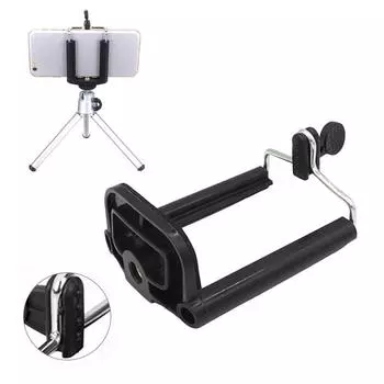 Держатель для мобильного телефона Штатив Универсальный держатель для телефона с зажимом для штатива Подставка для штатива