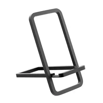 Держатель для мобильного телефона, складная настольная подставка из алюминиевого сплава, металлический настольный держатель, регулируемый для iPhone 15 14 Pro Max Xiaomi серебряный