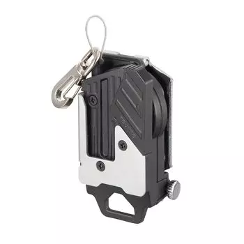 Держатель для модернизации Sef System от Tajima Прочная металлическая защелка 10 проводов Легко надевать и снимать Можно позже прикрепить к поясу Легко переставлять по размеру на талии чёрный