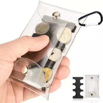 Держатель для монет Компактная японская сумка-органайзер для монет Компактный портативный кошелек для сортировщика монет для улицы Tarvel красный