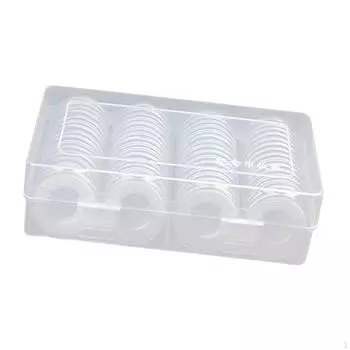 Держатель для монет в долларах, капсулы для хранения монет, 33 мм, витрина