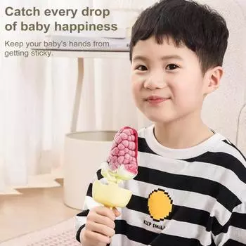 Держатель для мороженого, герметичный каплеуловитель, подставка для мороженого с ручкой в виде кошачьего когтя, многоразовый держатель для палочек для льда, без беспорядка
