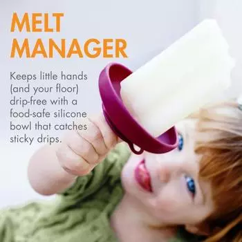 Держатель для мороженого из силикона, легкоочищаемый держатель для мороженого, не капающий держатель для палочек для мороженого, подставка для рожков мороженого для дома, кухни, путешествия, ресторана розовый