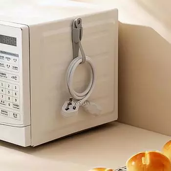 Держатель для моталки для кабеля, прочный, несущий нагрузку, легкий, съемный, кухонная техника белый