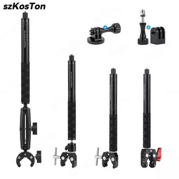 Держатель для мотоцикла, велосипеда, кронштейн для крепления на руль для GoPro 12 11 10 9 8 Insta360 X3 DJI Action 4 3 Аксессуары для спортивных камер