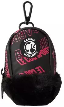 Держатель для мячей Coq с принтом Allover, чехол для 2 мячей для гольфа QQCUJX65 BK00 [Le Sportif] [коллаборация BARBIE] (черный)