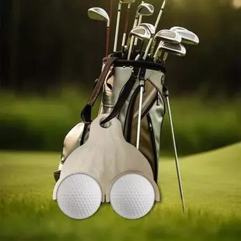 Держатель для мячей для гольфа, переносная подставка для мячей для гольфа с отверстием для подвешивания, мешок для мячей хаки