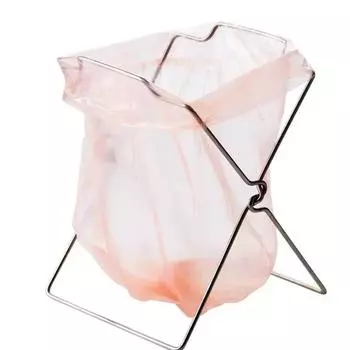 Держатель для мусорного мешка из нержавеющей стали для кухни, крючок для двери, вешалка для мусорных мешков, подставка для шкафа, стеллаж для хранения, кухонные принадлежности