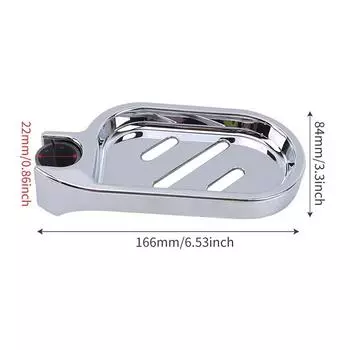 Держатель для мыльницы Clip-on, держатель для мыльницы для душа, гладкая мыльница для ванной комнаты 22mm