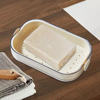 Держатель для мыльницы для ванной комнаты, двухслойный лоток, контейнер, коробка с clear orange