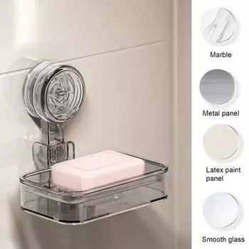Держатель для мыльницы на присоске Yousheng, прочный, несущий, простой в установке, съемный, самоосушающийся держатель для мыла для душа