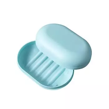 Держатель для мыла для красоты ногтей, портативный модный простой мыло на столешнице, домашняя ванная комната, путешествия, герметичная водонепроницаемая коробка для мыла, поднос для посуды ярких цветов розовый