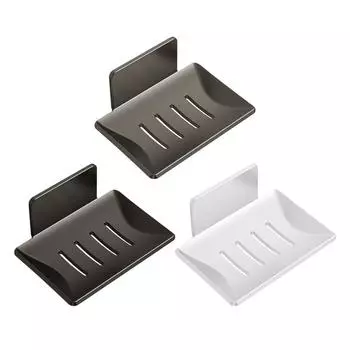 Держатель для мыла из алюминиевого сплава, мыльница для ванной комнаты со сливом воды, настенная мыльница, аксессуары для ванной комнаты