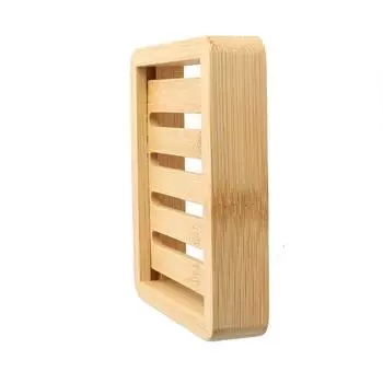 Держатель для мыла, подставка для хранения мыла, цвет дерева 10*8,7*2,2 см, 2 шт., 47 г, натуральная деревянная тарелка, сливная коробка, изысканная