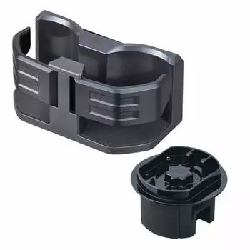Держатель для напитков SEIWA Car Supplies, компактный, двойной, темно-серый, WA65, вмещает 2 чашки для кофе