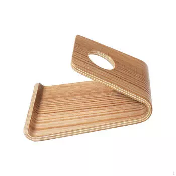 Держатель для настольного телефона, настольная подставка, универсальная горизонтальная и вертикальная подставка для домашнего офиса, простая темно-коричневого