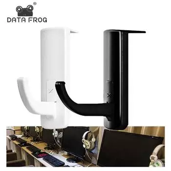 Держатель для наушников DATA FROG, подставка для игровых наушников, клейкая настенная подставка для монитора ПК, аксессуары для всех наушников темно-синий