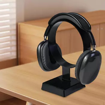 Держатель для наушников, подставка для волос, простая сборка, прозрачная, устойчивая, поддерживающая, стойка для хранения волос чёрный