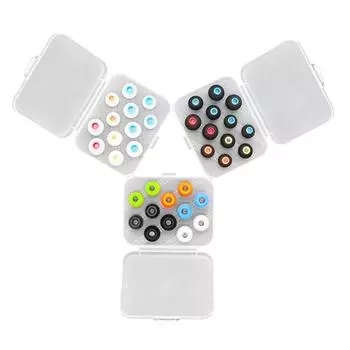 Держатель для наушников, прозрачный защитный футляр для хранения наушников, обеспечивающий легкую видимость содержимого для хранения 6 пар наушников A