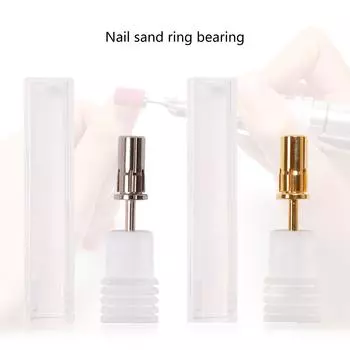 Держатель для ногтей, маленькая мини-вольфрамовая стальная оправка, держатель для маникюрной наждачной бумаги, аксессуары для сверл золотой