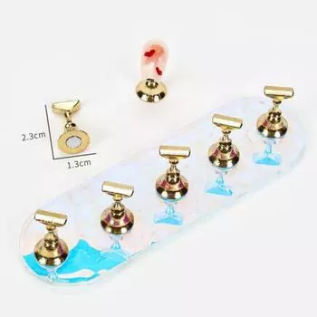 Держатель для ногтей, профессиональная подставка для пальцев, акриловая демонстрационная полка для дизайна ногтей, подставка для стенда «сделай сам» F