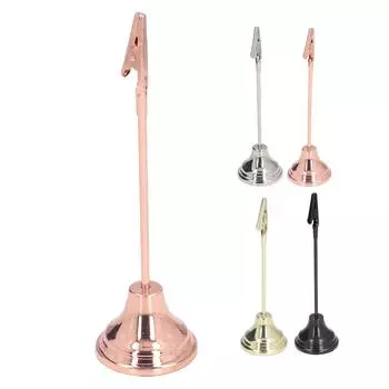 Держатель для номера стола Удобный Практичный Устойчивый Привлекательный Декоративный Фото Стенд Gold