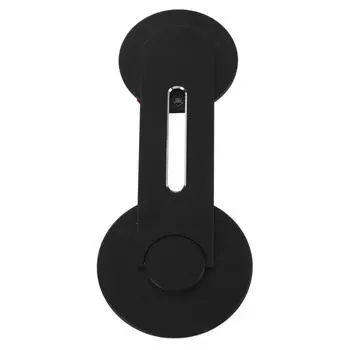 Держатель для ноутбука и телефона, вращающийся на 360 градусов, алюминиевый, мощный, с присоской, расширяющий кронштейн для телефона на Android чёрный