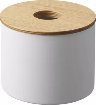 Держатель для очищающего полотенца Yamazaki Jitsugyo, натуральный, Ш17 x Г17 x RIN, рулонный, чехол для хранения, простая установка, 1944 (Ямадзаки) Высота 13,5 см