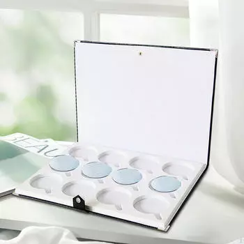 Держатель для очков, органайзер в виде книги, практичный ящик для хранения линз для дальнозоркости 38.5cmx28cmx1.5cm