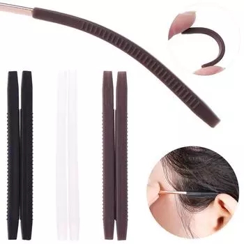 Держатель для очков Temple Hook Солнцезащитные очки Slip Set Tip Ear Grip Очки Leg Sets Anti-Slip 5 Pairs чёрный