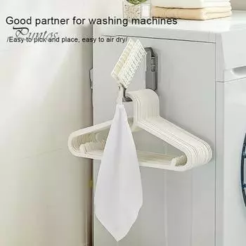 Держатель для одежды, настенная экономия места, вешалка для одежды, органайзер, сушилка для белья, вешалка для одежды, стеллаж для хранения, аксессуары для общежития серый