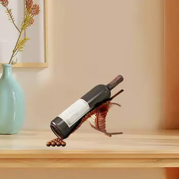 Держатель для одной бутылки вина, отдельно стоящий органайзер для хранения, скульптура