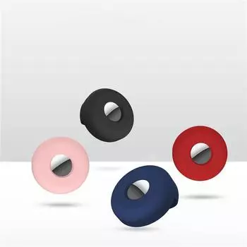 Держатель для ошейника Airtag для собак, силиконовый защитный чехол для ошейника Air Tag, подходит для кошек и домашних животных, кольцо для шлейки, 1 шт.