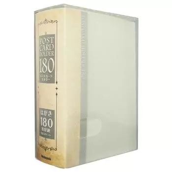 Держатель для открыток Nakabayashi File вмещает 180 карточек Cool Gray SD-HCT2A6-180C