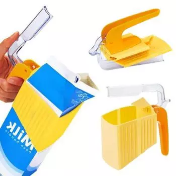 Держатель для пакета молока Yousheng с ручкой, эргономичная ручка для молочного кувшина для легкого наливания, держатель для коробки сока без бисфенола А для молока, многоразовая стойка для пакета молока