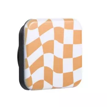 Держатель для пальца на телефон, Компактное зеркало, Подарок для нее, Персонализированное зеркало в клетку, Зеркало для макияжа, Косметическое зеркало, Подставка-держатель для телефона