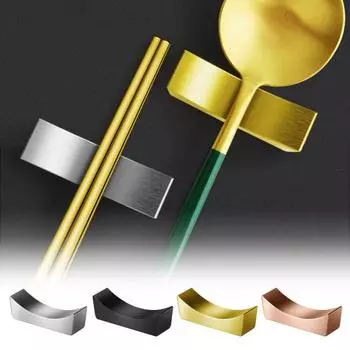 Держатель для палочек для еды, держатель для столовых приборов из нержавеющей стали, подставка для палочек для еды, универсальный кухонный органайзер для дома серебряный