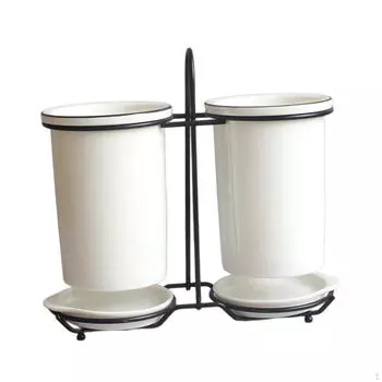 Держатель для палочек для еды Керамический органайзер для сушки Практичная многофункциональная столешница B