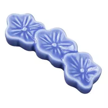 Держатель для палочек для еды Необычная устойчивая к коррозии подставка для палочек в японском стиле Обеденный стол Соскальзывающий керамический держатель для палочек для еды розовый