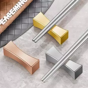 Держатель для палочек для еды, вилка, ложка, держатель для столовых приборов из нержавеющей стали, легко чистящаяся полка для палочек для домашней кухни розового золота