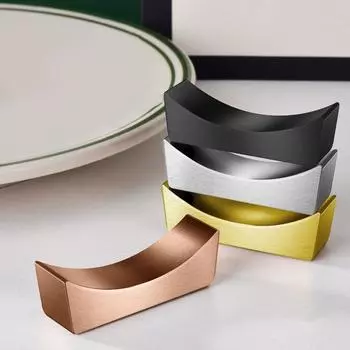 Держатель для палочек Yousheng, держатель для столовых приборов из нержавеющей стали, подставка для палочек для еды, универсальный кухонный органайзер для дома серебряный