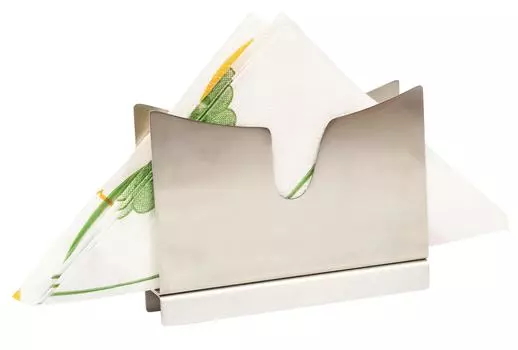 Держатель для папиросной бумаги Trifri, чехол для салфеток из нержавеющей стали, дисплей для кухни, современный держатель для салфеток, отель, домашний ресторан, обеденный стол, декор 3.2X6 X 1 серебряный