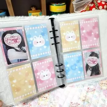 Держатель для папки с персонажами, задняя страница фотоальбома, декорирование