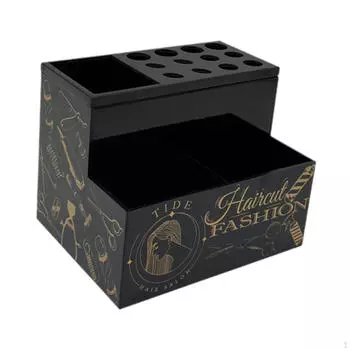 Держатель для парикмахерских ножниц, стойка для парикмахерских, ножницы для кистей чёрный