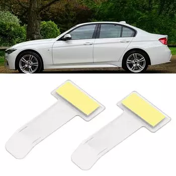 Держатель для парковочного разрешения, прозрачный держатель для талона на лобовое стекло автомобиля, самоклеящиеся зажимы для билетов на автомобильный холодильник