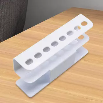 Держатель для пинцетов для ресниц, 8 отверстий, прозрачная стойка для хранения инструментов для наращивания ресниц белый