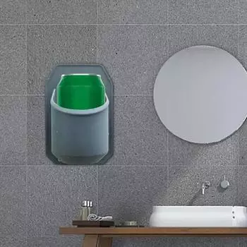 Держатель для пива в душе, самоклеящийся держатель для бритвы, силиконовая подставка для хранения вещей, подставка для напитков в ванной, аксессуары для дома чёрный