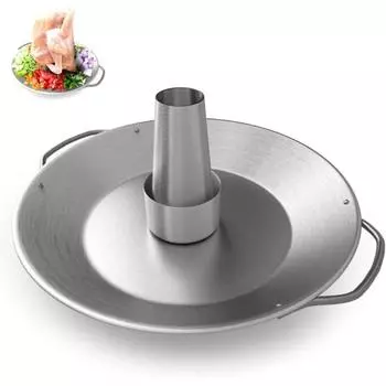 Держатель для пивной банки для курицы для гриля, стойка для жареной курицы из нержавеющей стали, подставка для барбекю, большой гриль для птицы